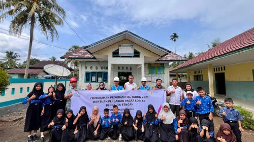 Perkuat Keamanan Siswa, UBP Bengkulu Revitalisasi Pagar SDN 57 Bengkulu Tengah