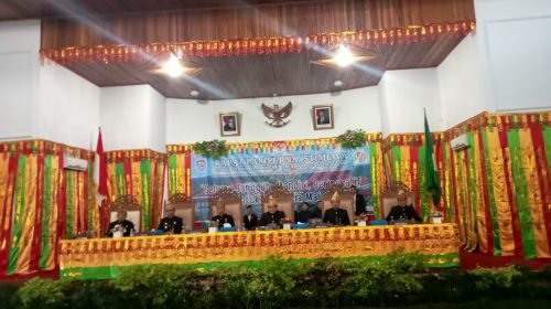 Memperingati HUT ke – 23 ‘ DPRD Gelar Rapat Paripurna Istimewa HUT Kabupaten Seluma. Mengusung Tema ” Seluma; Tangguh, Mandiri dan Berinovatif, Untuk Indonesia Maju”.